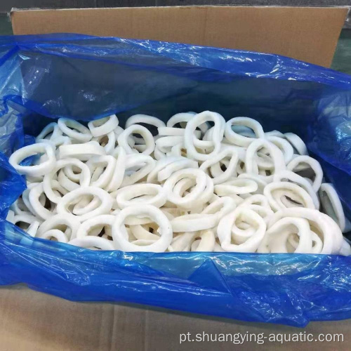 Origem chinesa Frozen Pacific Squid Rings Standard UE